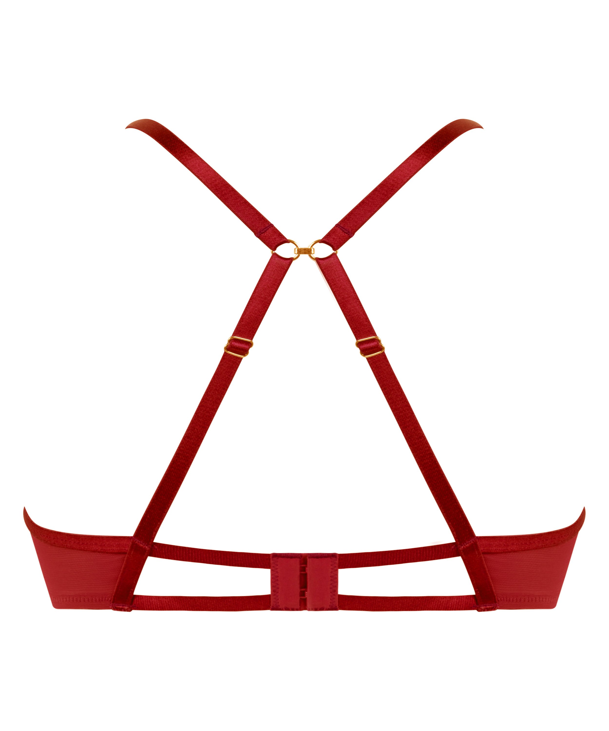 Upolstret BH med b&oslash;yle Cinnamon, R&oslash;d, main