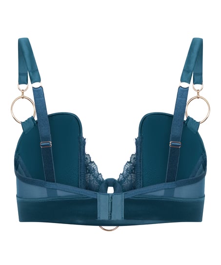 Marjolein Padded Underwired Longline Bra, Bl&aring;