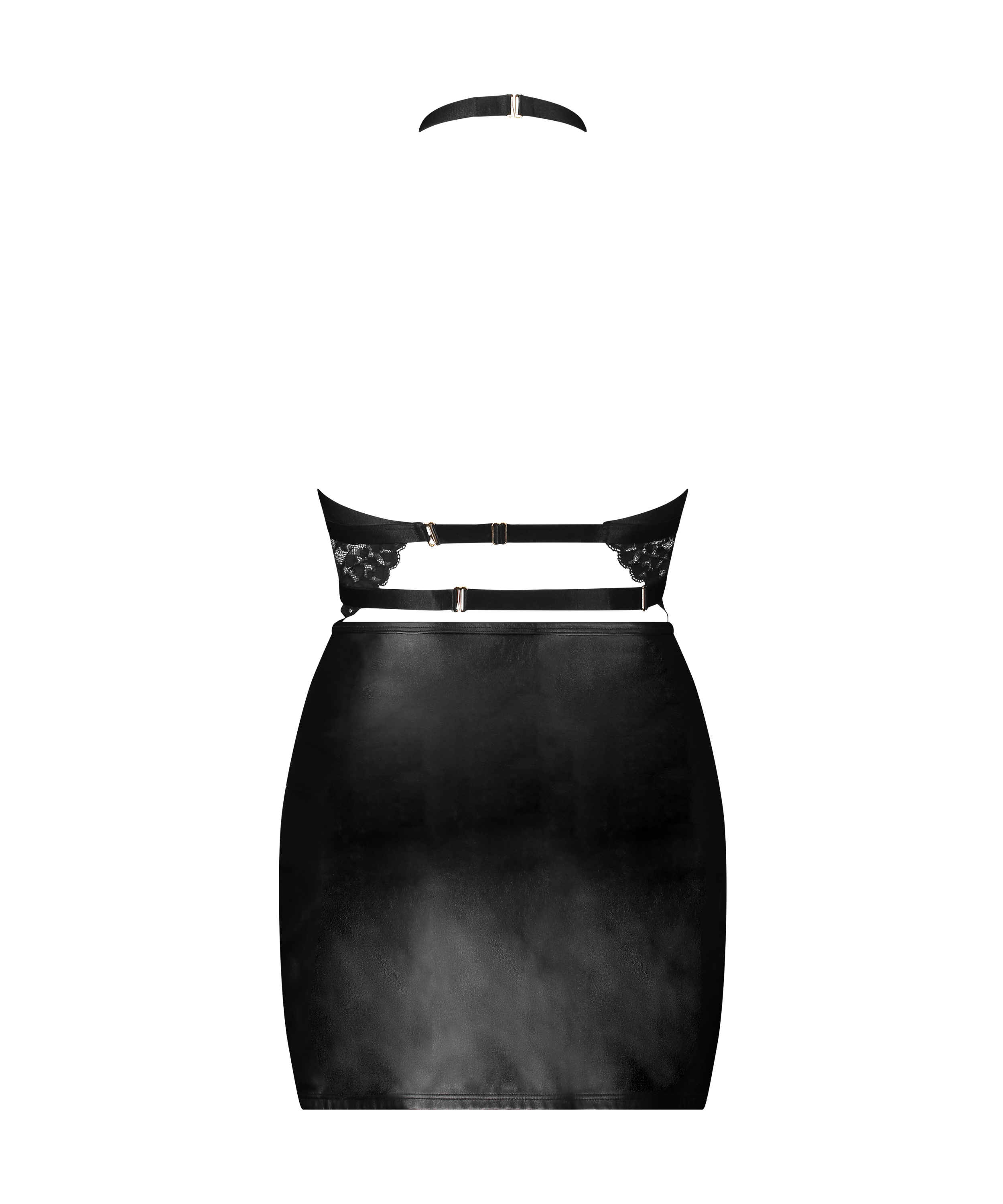 Slipkjole Bondage Desire, Svart, main
