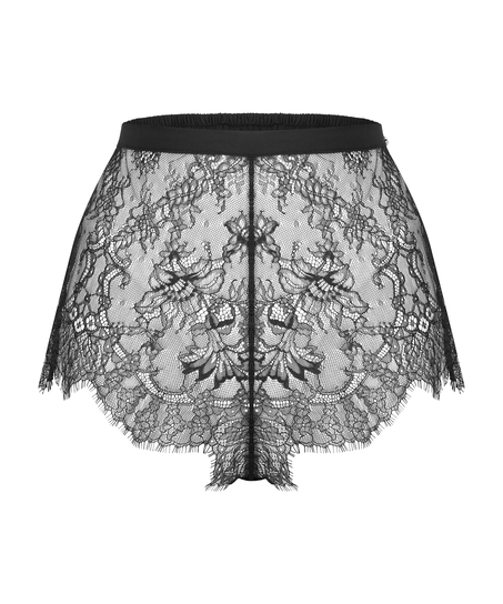 Shorts Lace Delphine, Svart