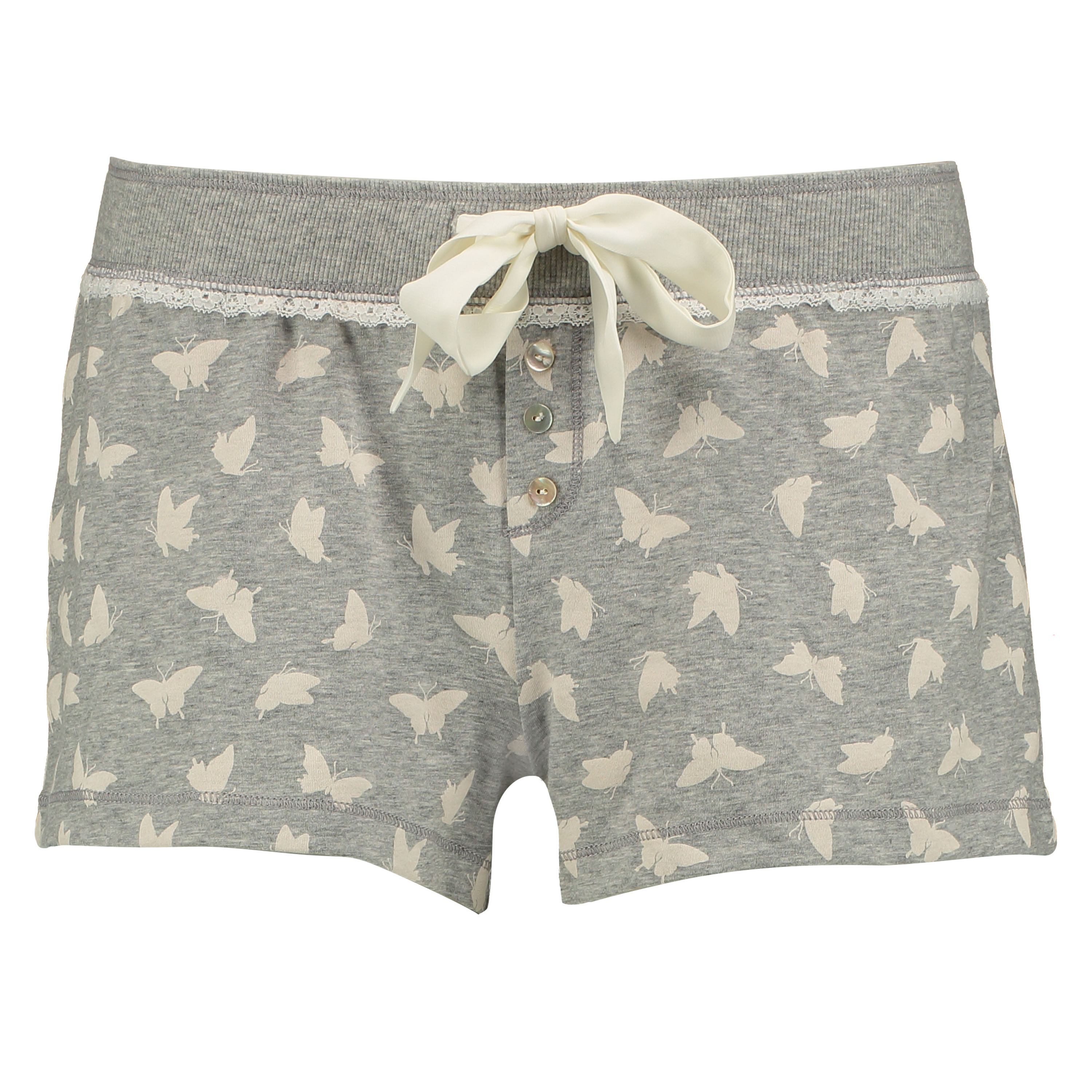 Shorts Femke butterfly, Hvit, main