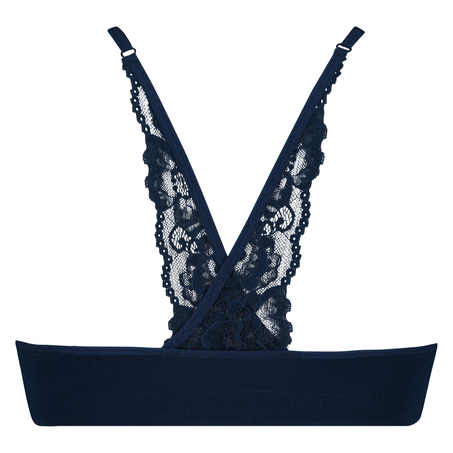 Maria Seamless Crop Top, Bl&aring;