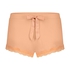 Ribbestrikker blondeshorts, Rosa