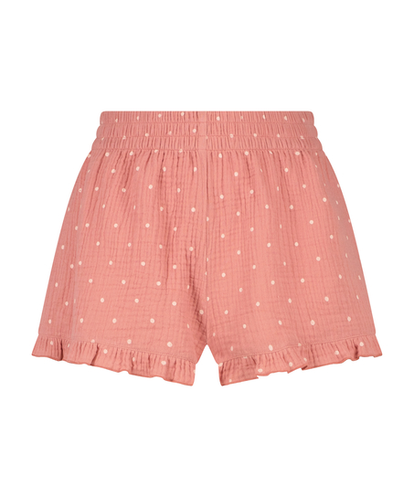 Cotton shorts, Rosa