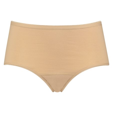 Midi supersliptruse i bomull, Beige