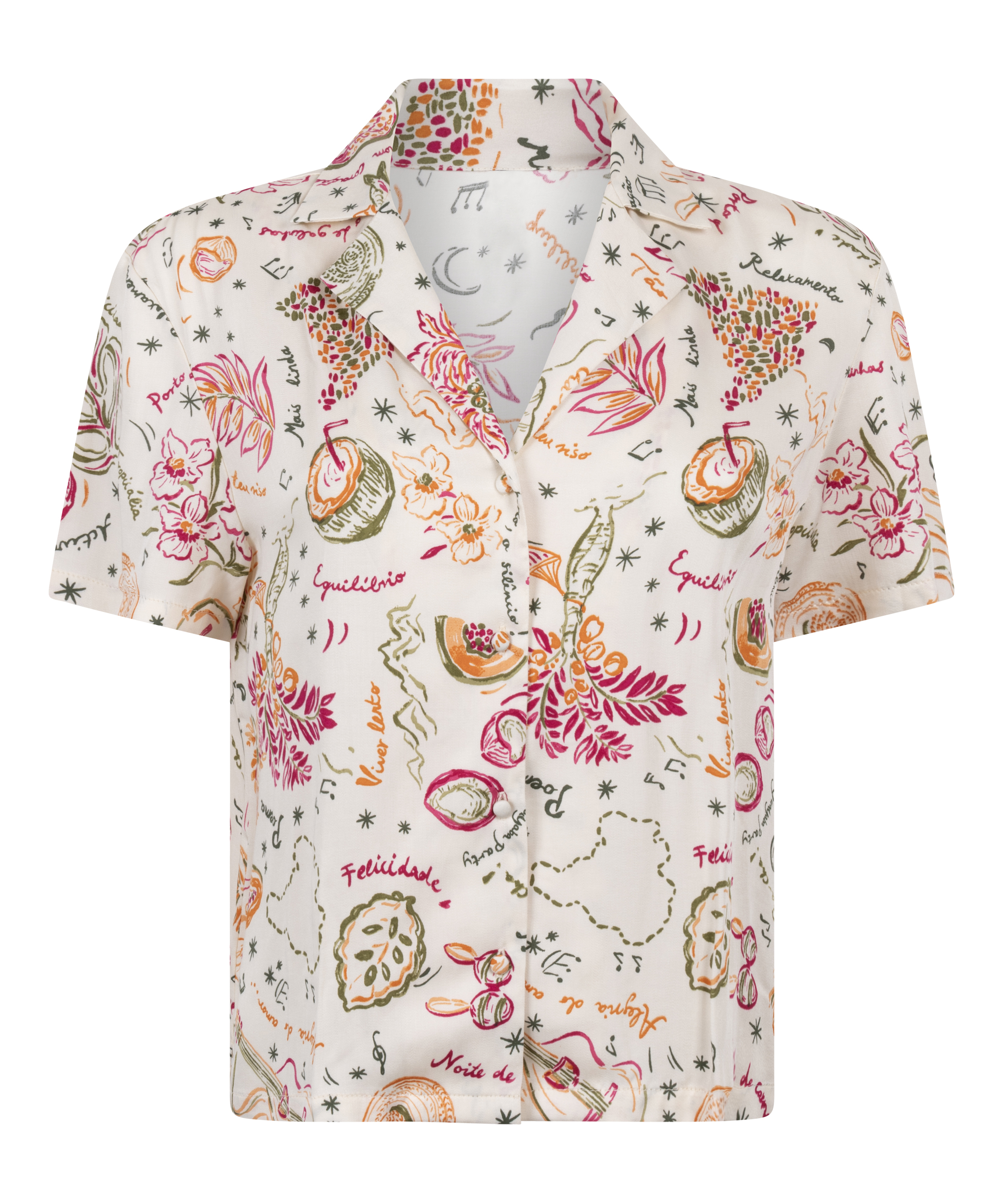 Satengjakke, Hvit, main