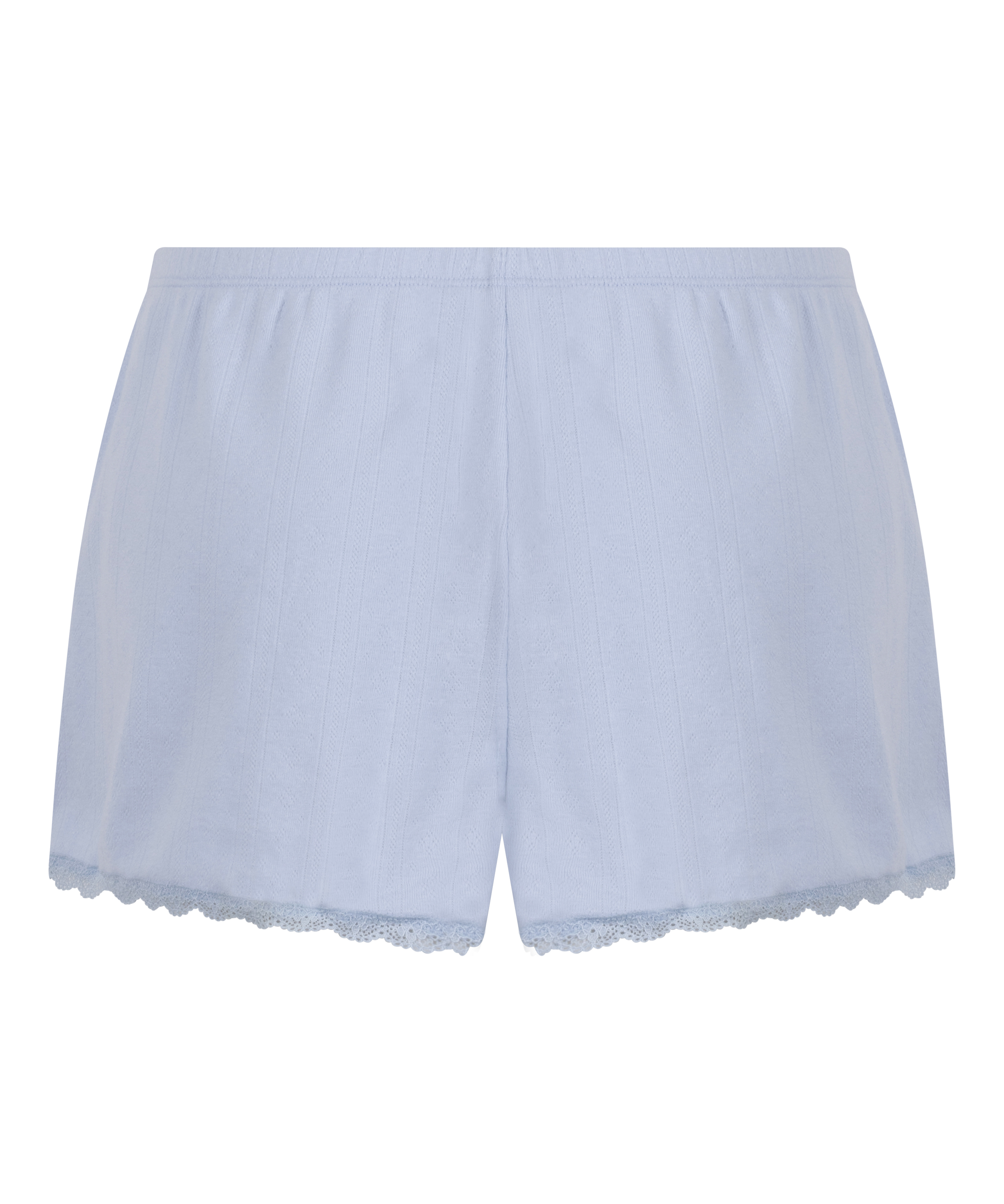 Pointelle shorts, Blå, main