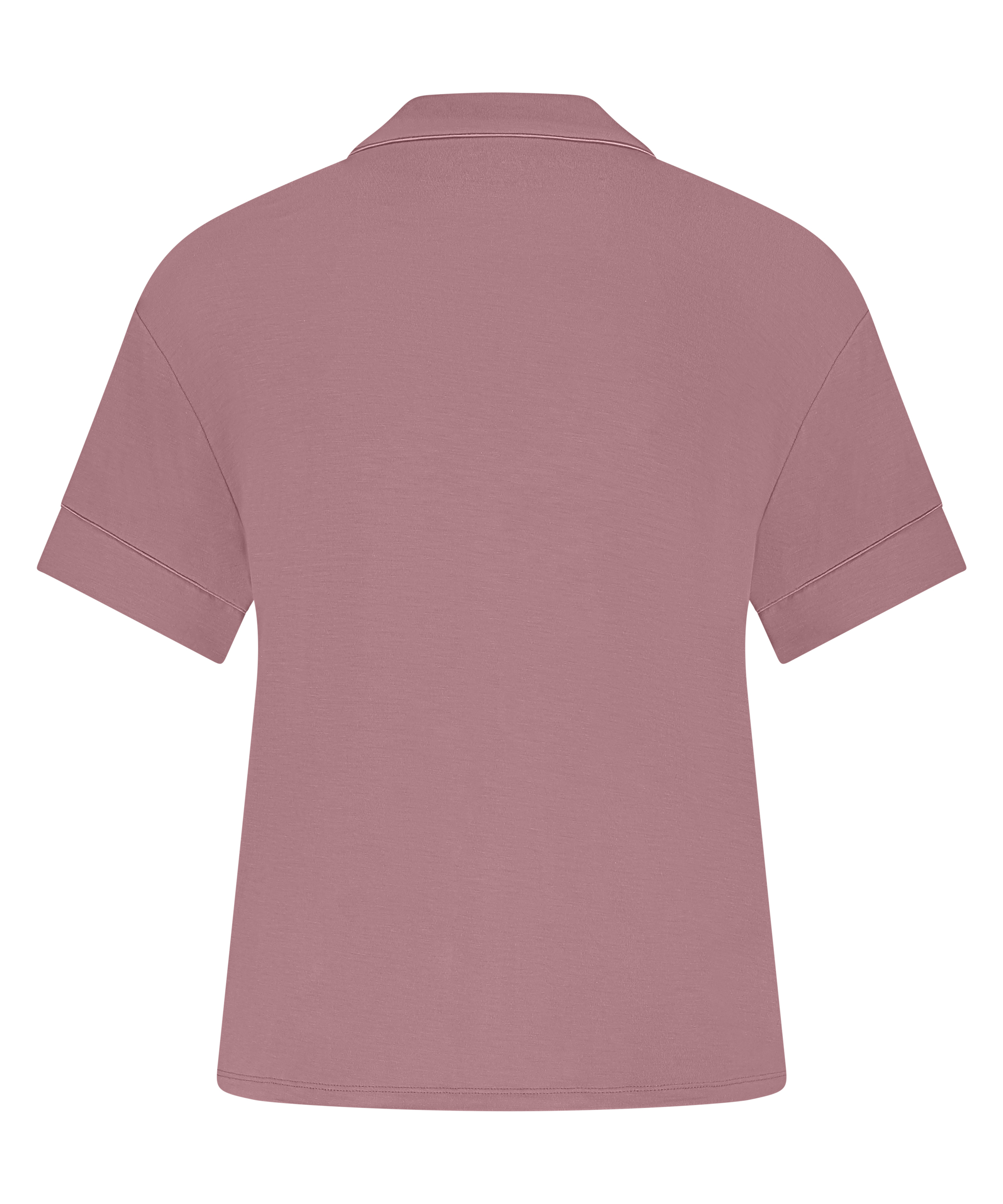 Essential kortermet jakke i jerseystoff, Rosa, main
