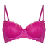 Peonie Padded Underwired Bra, Rosa