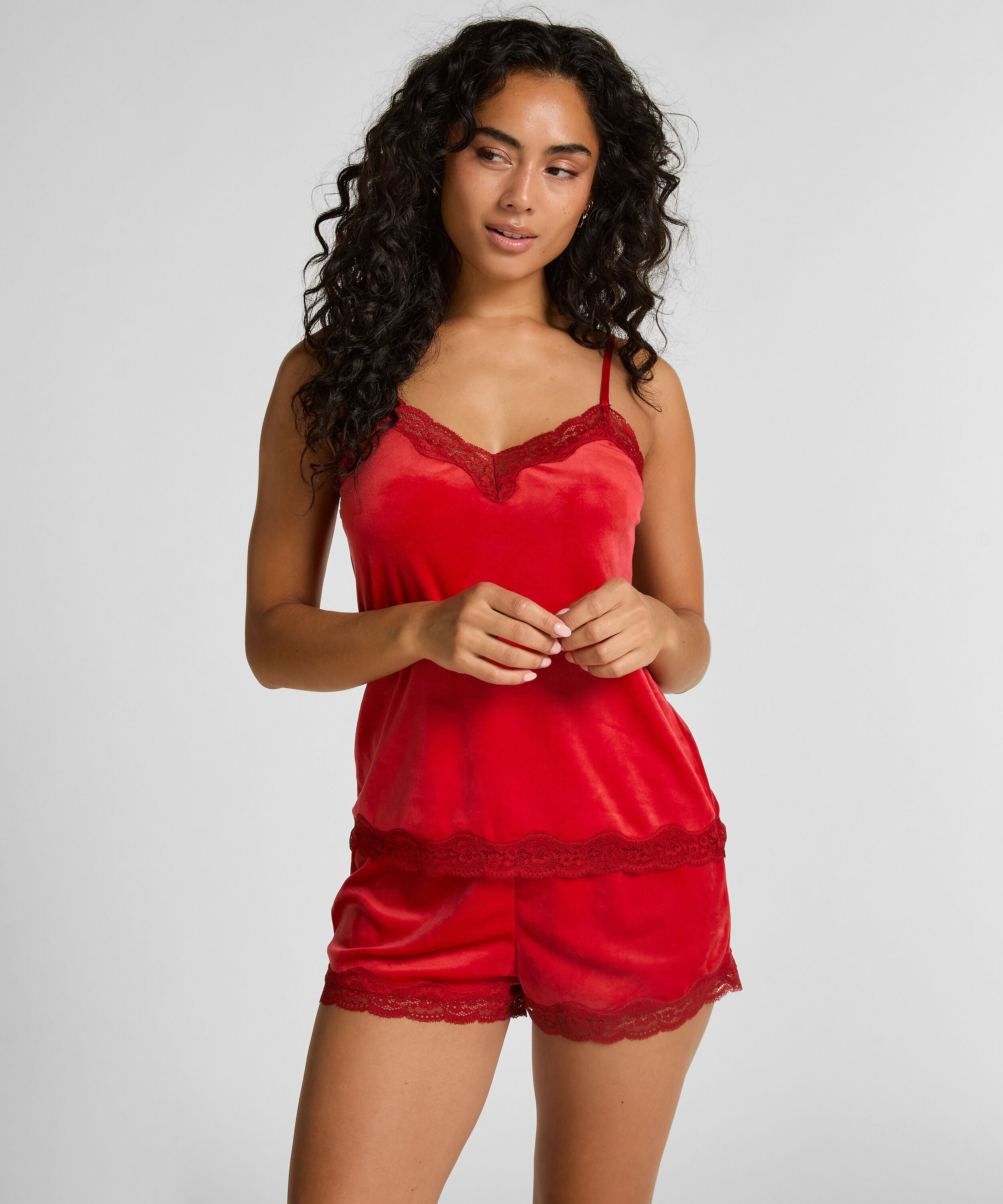 Shorts i blondevelur