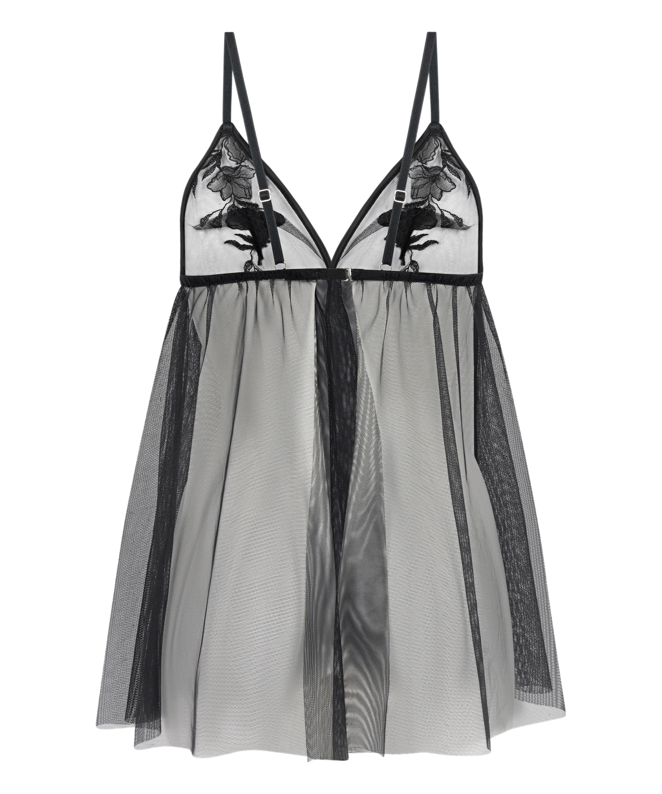 Hilton Babydoll, Svart, main