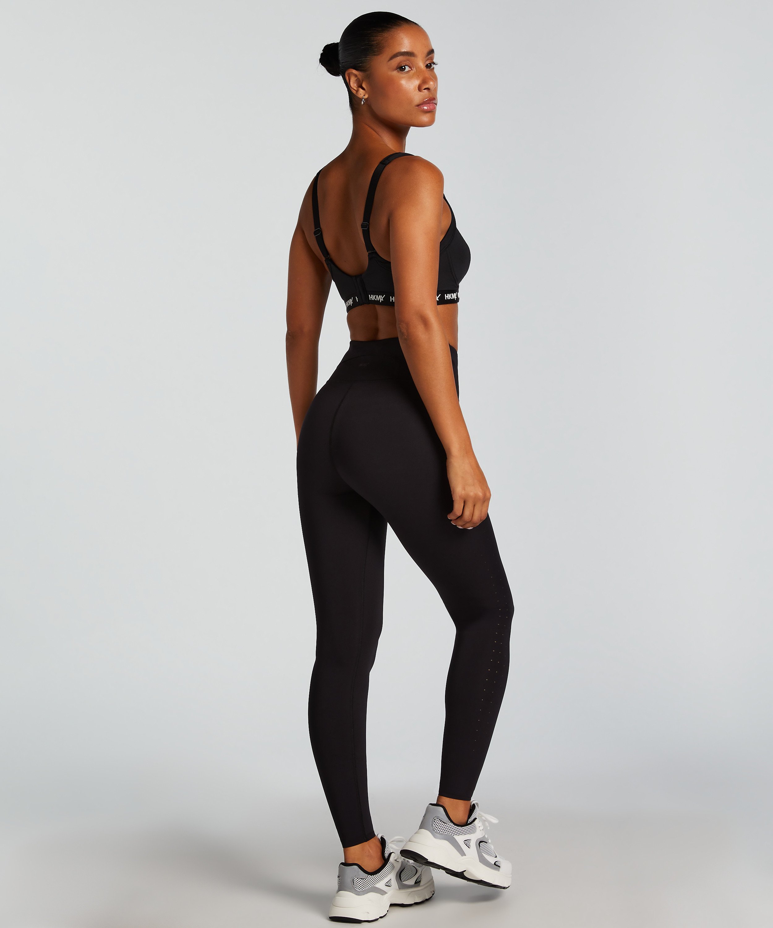 HKMX The Elite 2 nivå 3 sports-BH, Svart, main