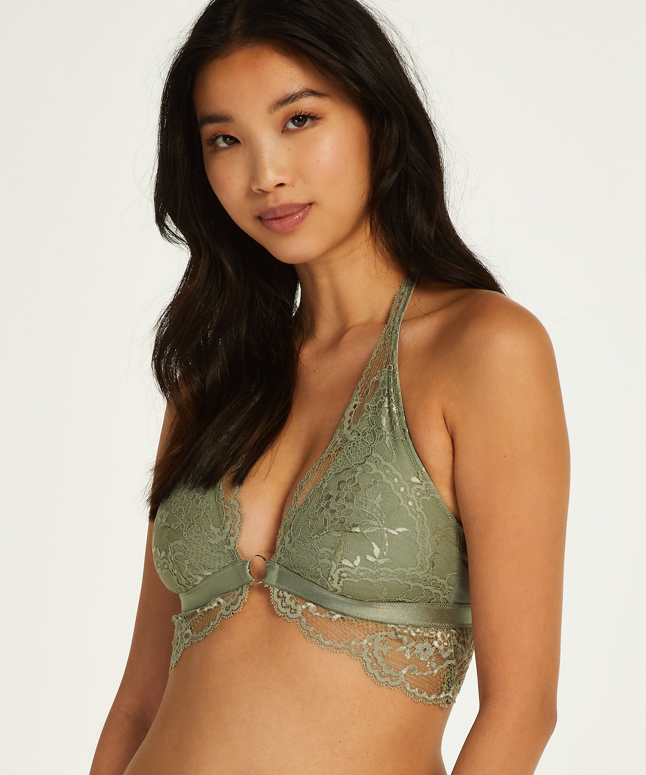 Amber polstret bralette, Gr&oslash;nn