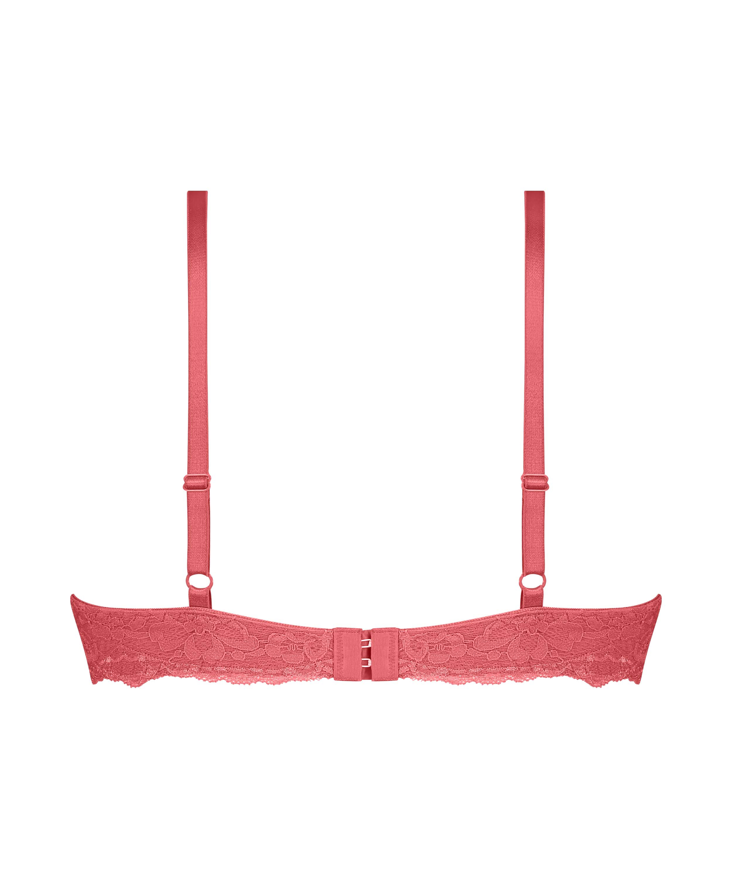 ﻿Vattert bh med bøyle Marine, Rød, main