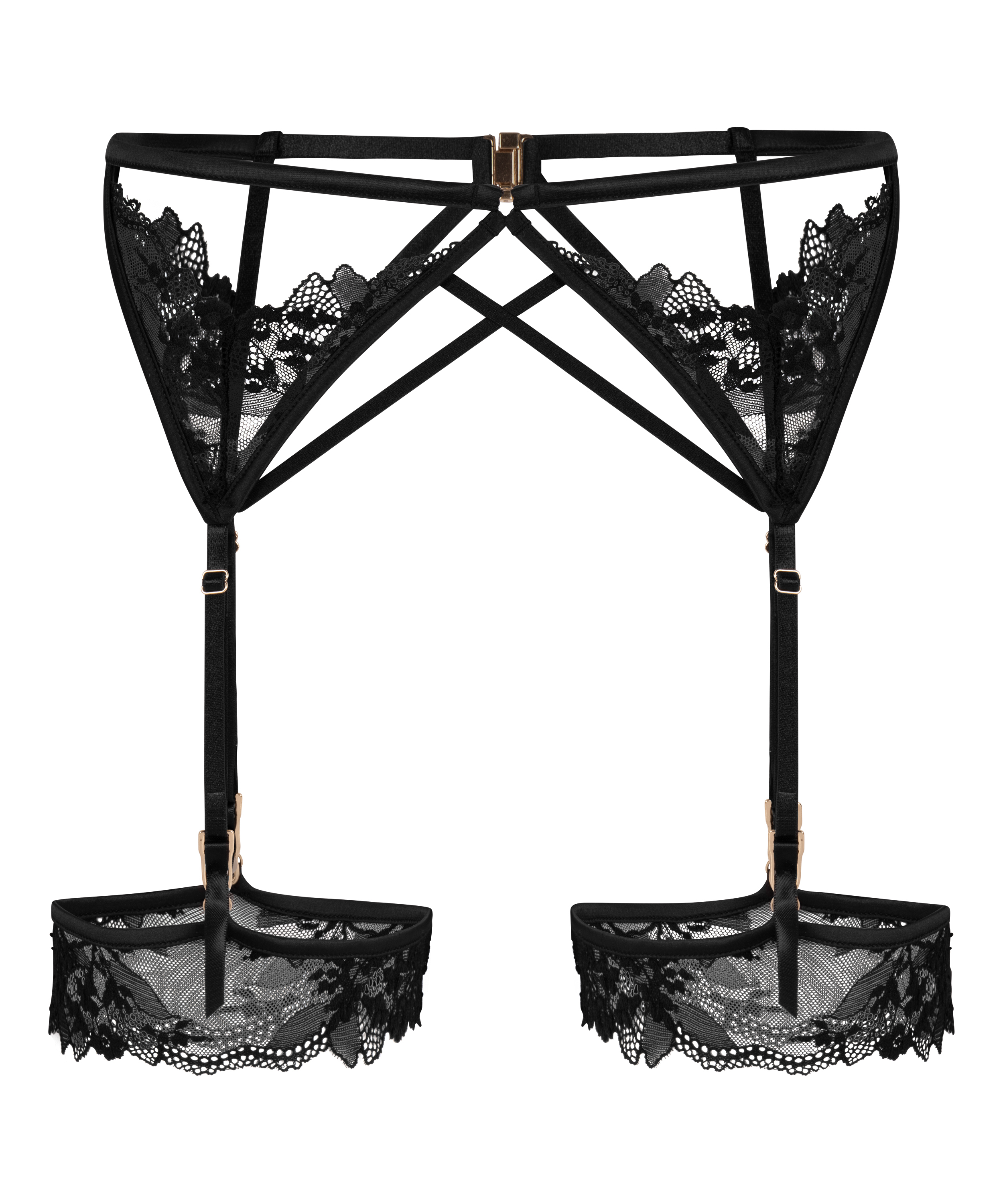 Strømpeholdere Amari, Svart, main