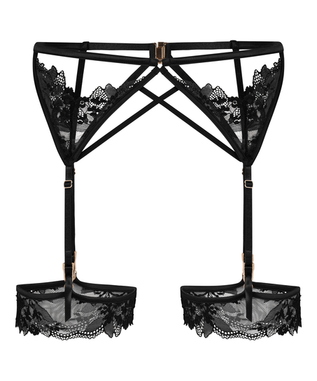 Strømpeholdere Amari, Svart