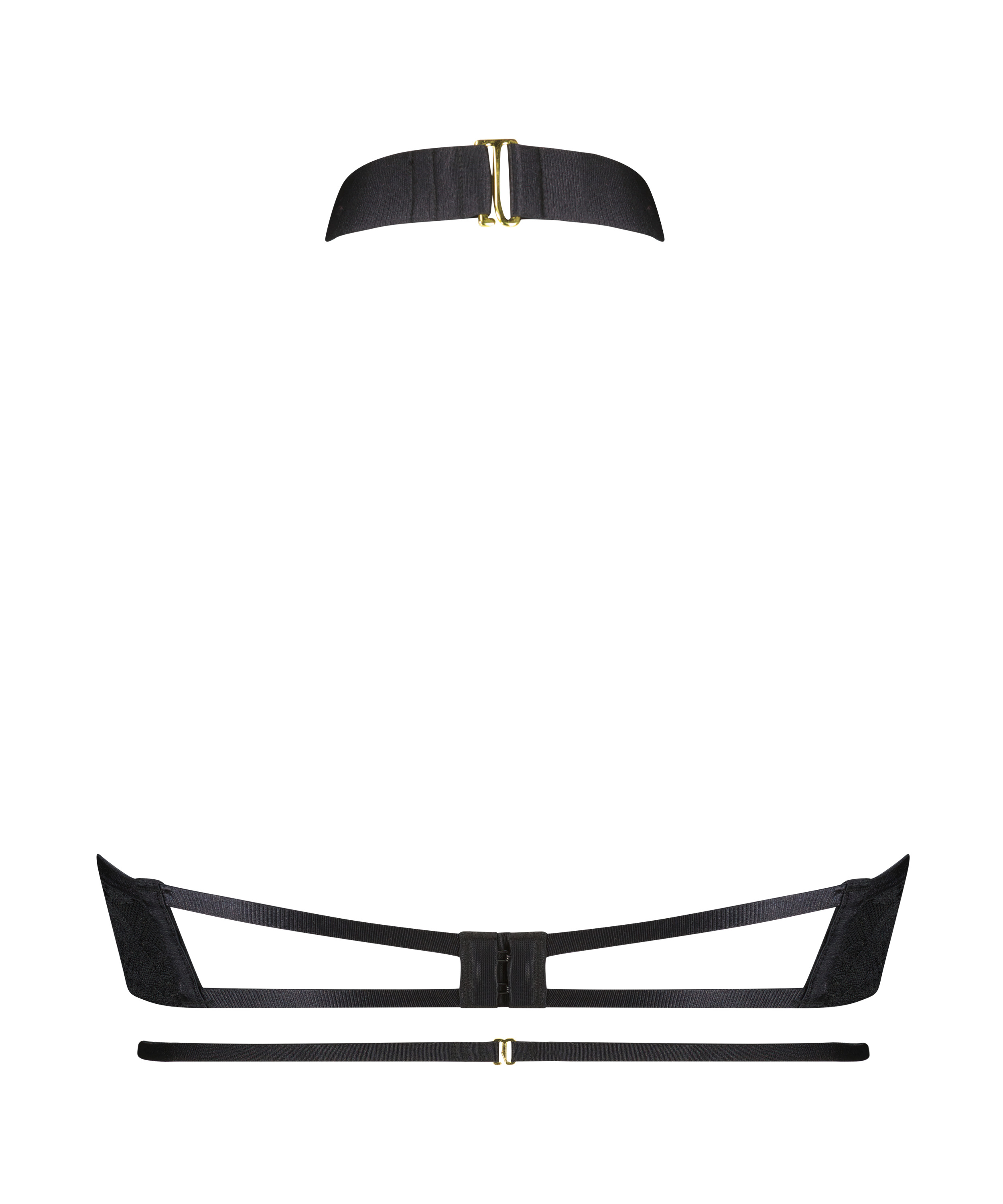 Polstret spile-BH Brixton, Svart, main