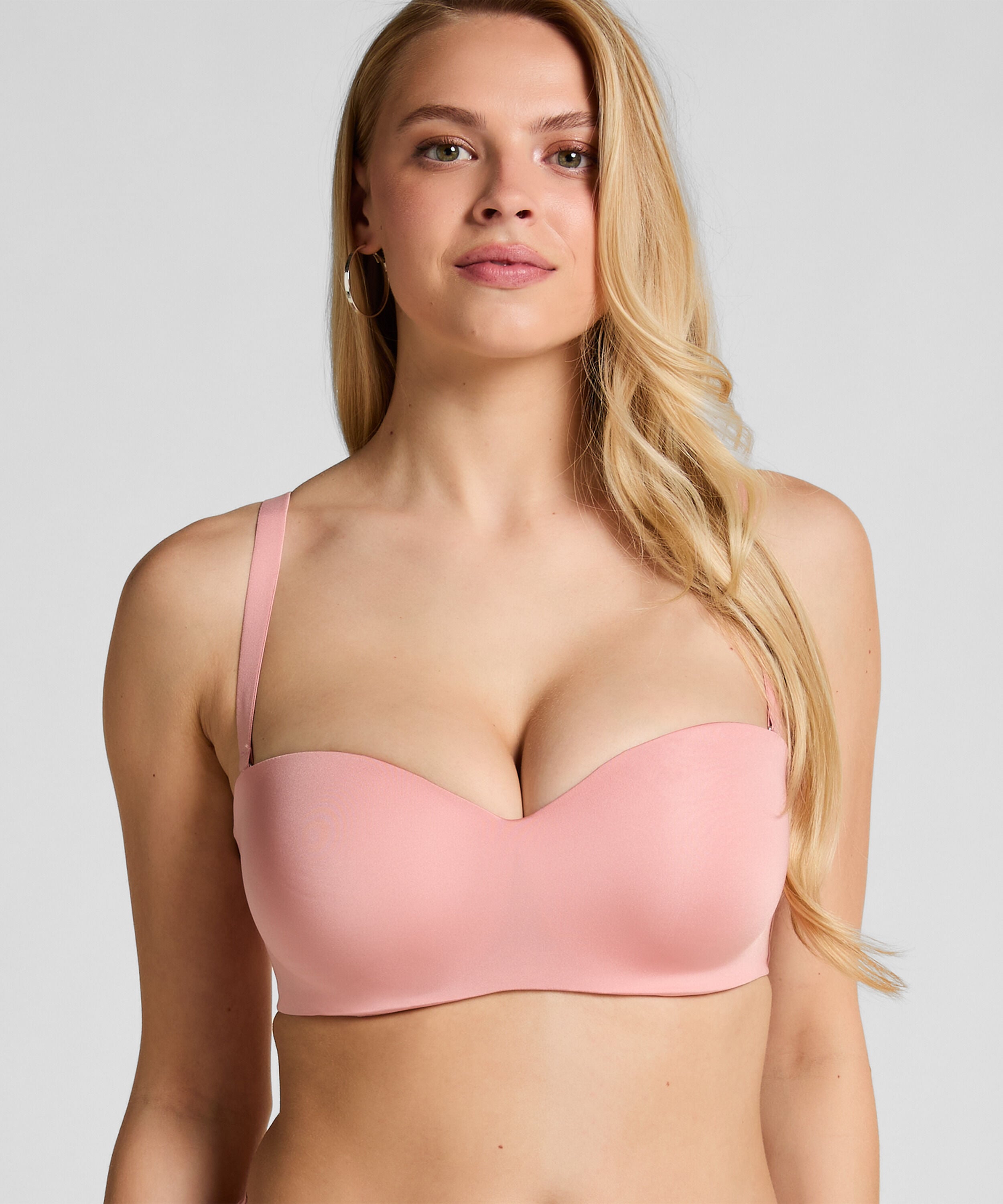 Foret pushup-BH uten stropper Smooth, Rosa