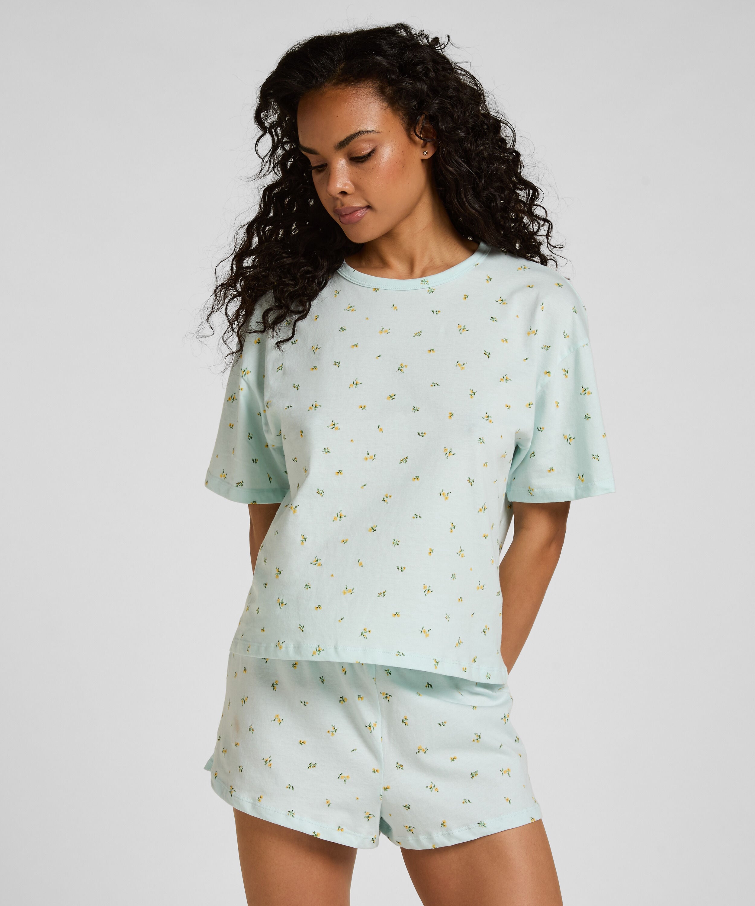 Pysjamassett Cotton, Grønn Pysjamassett Cotton, Grønn