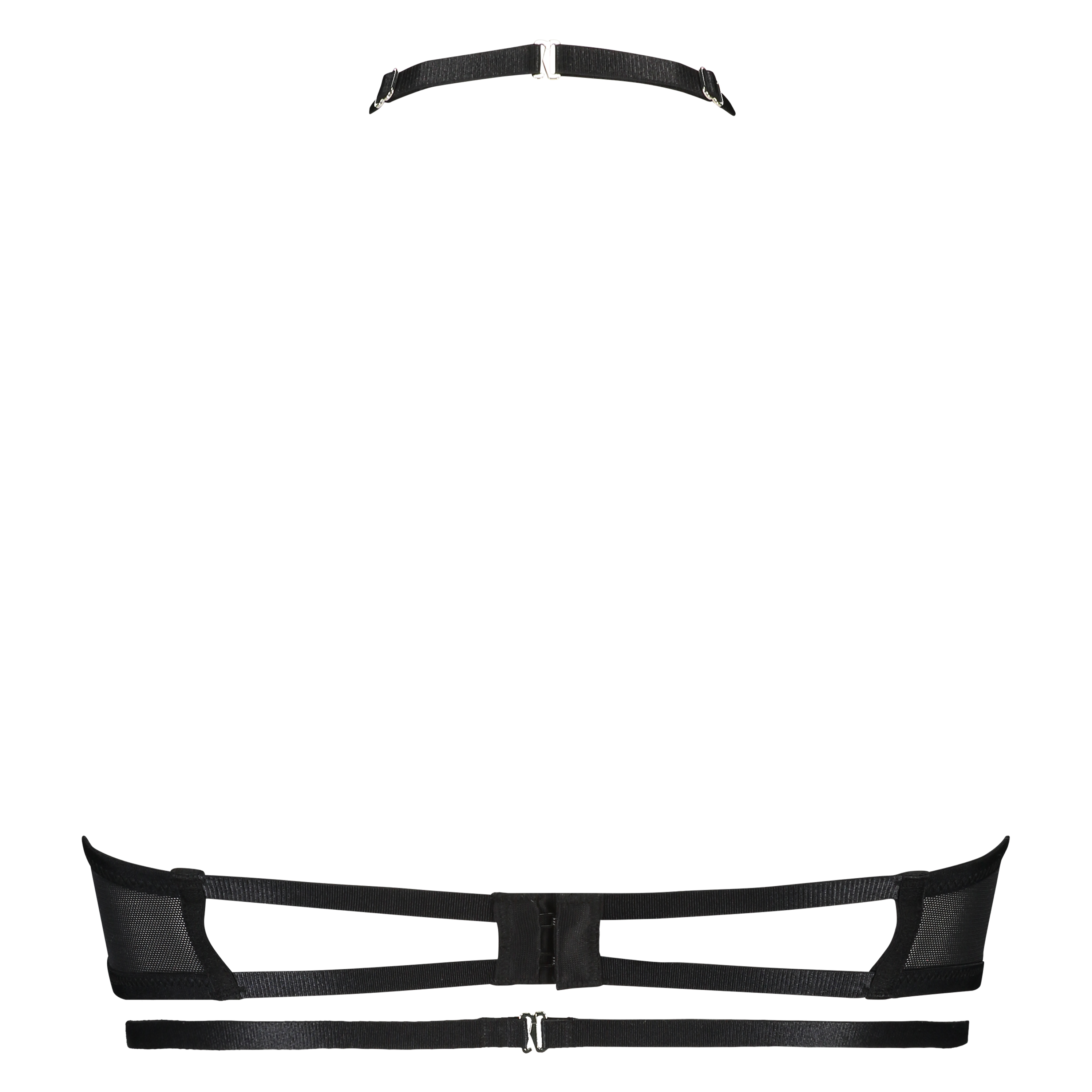 Romane Non-Padded Underwired Bra, Svart, main