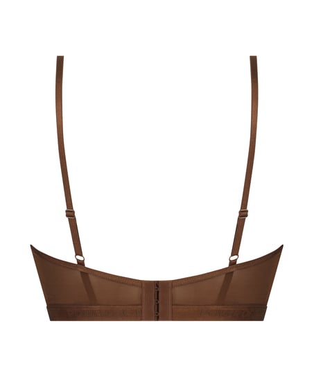 Uvattert bh med b&oslash;yle longline Honey, Brun