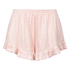 Shorts Velur med rysjer, Rosa