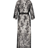 Kimono Allover Lace, Svart