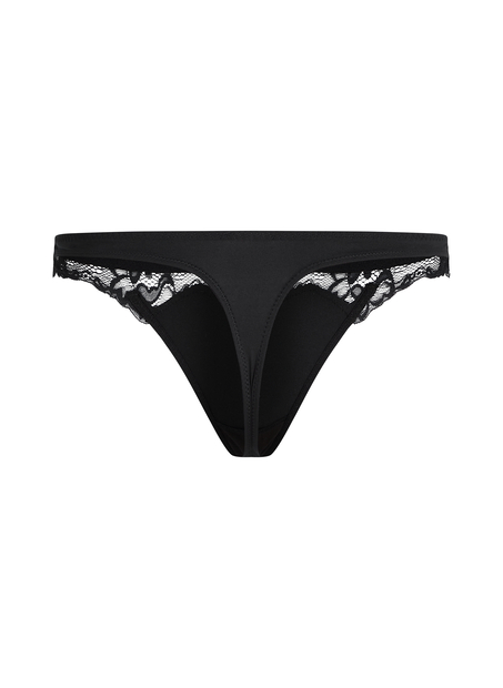 G-streng Secret Lace, Svart
