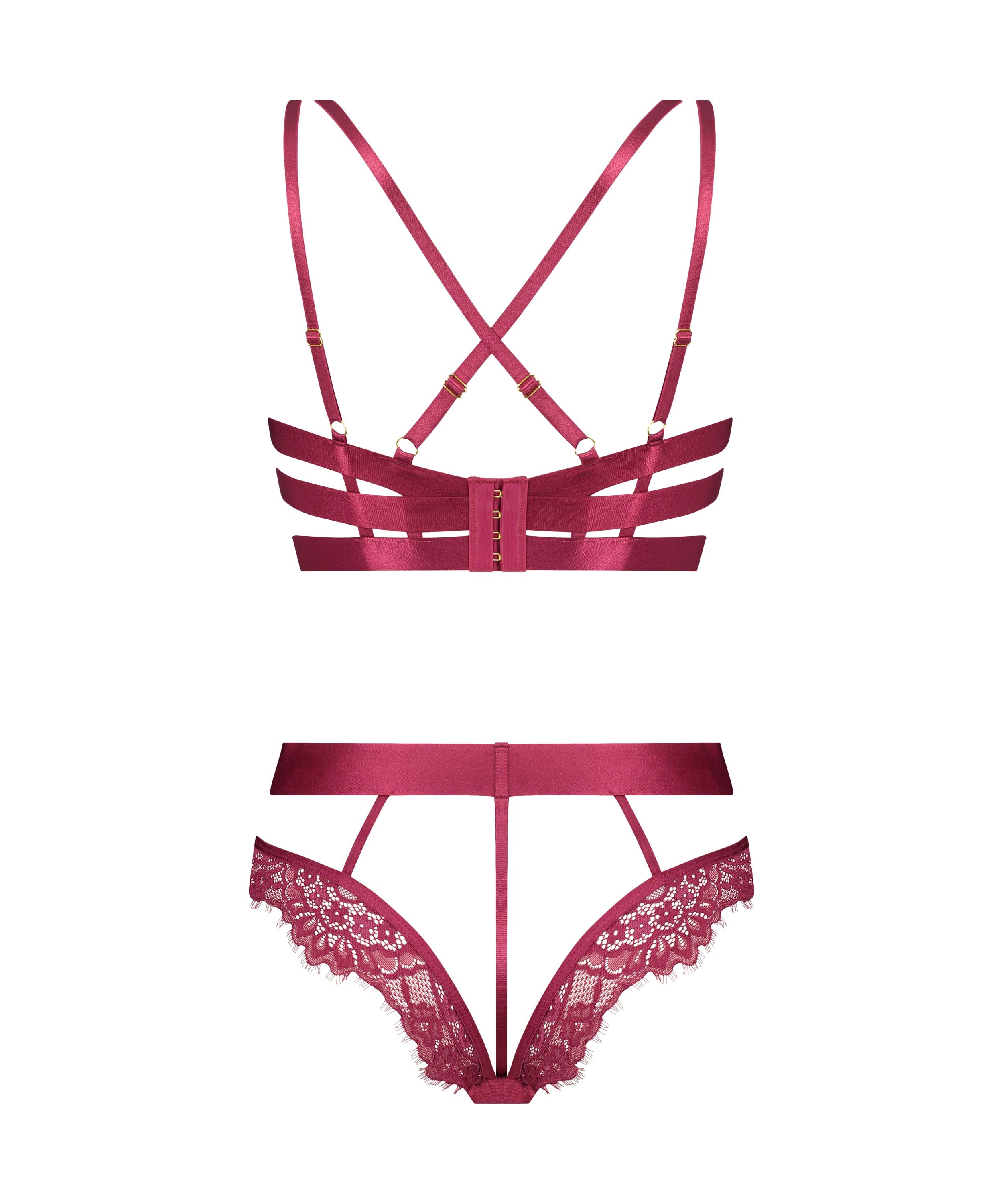 Private åpent skritt body Flora, Rød, main