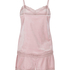 Cami-topp Velours Lace, Rosa