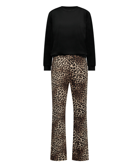 Pyjamaset with Bag, Beige