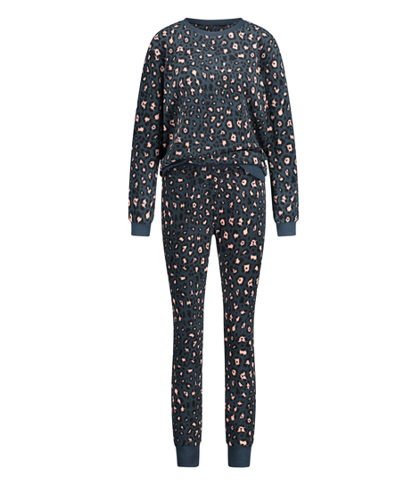 Pyjamaset with Bag, Bl&aring;