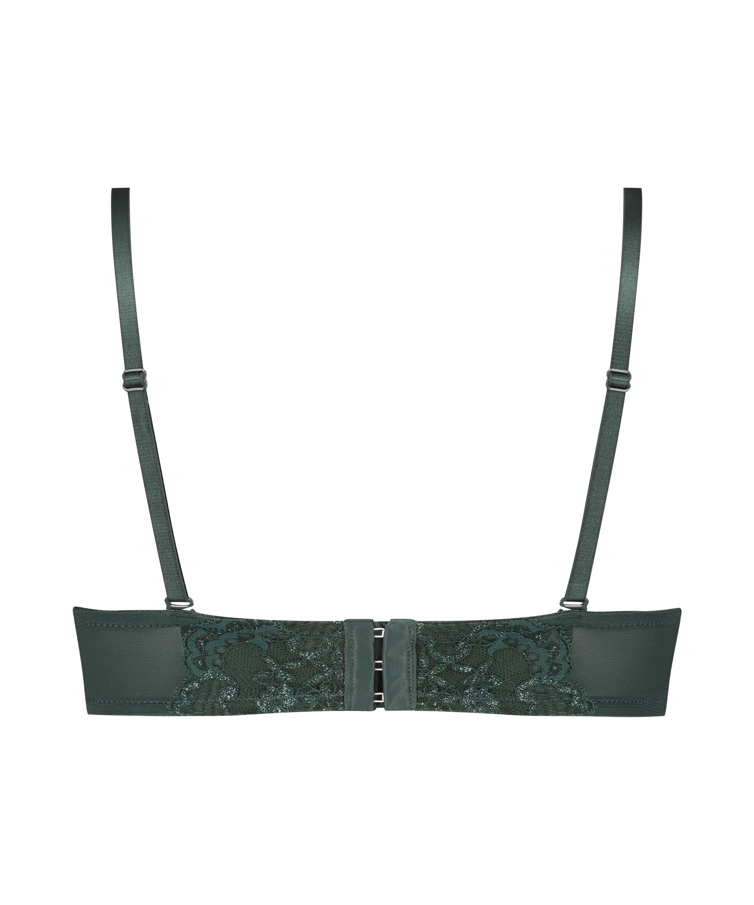 Reeva stroppeløs og polstret BH med spiler, Grønn, main