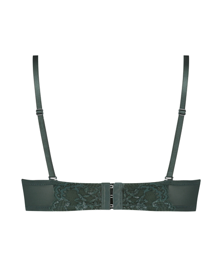 Reeva stroppeløs og polstret BH med spiler, Grønn