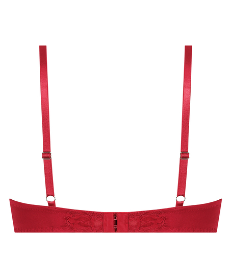 Vatterte bøyle-bh Charlotta, Rød