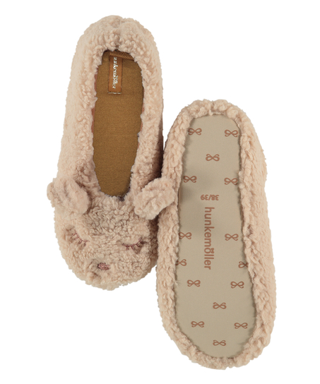 Ballerinat&oslash;fler, Beige
