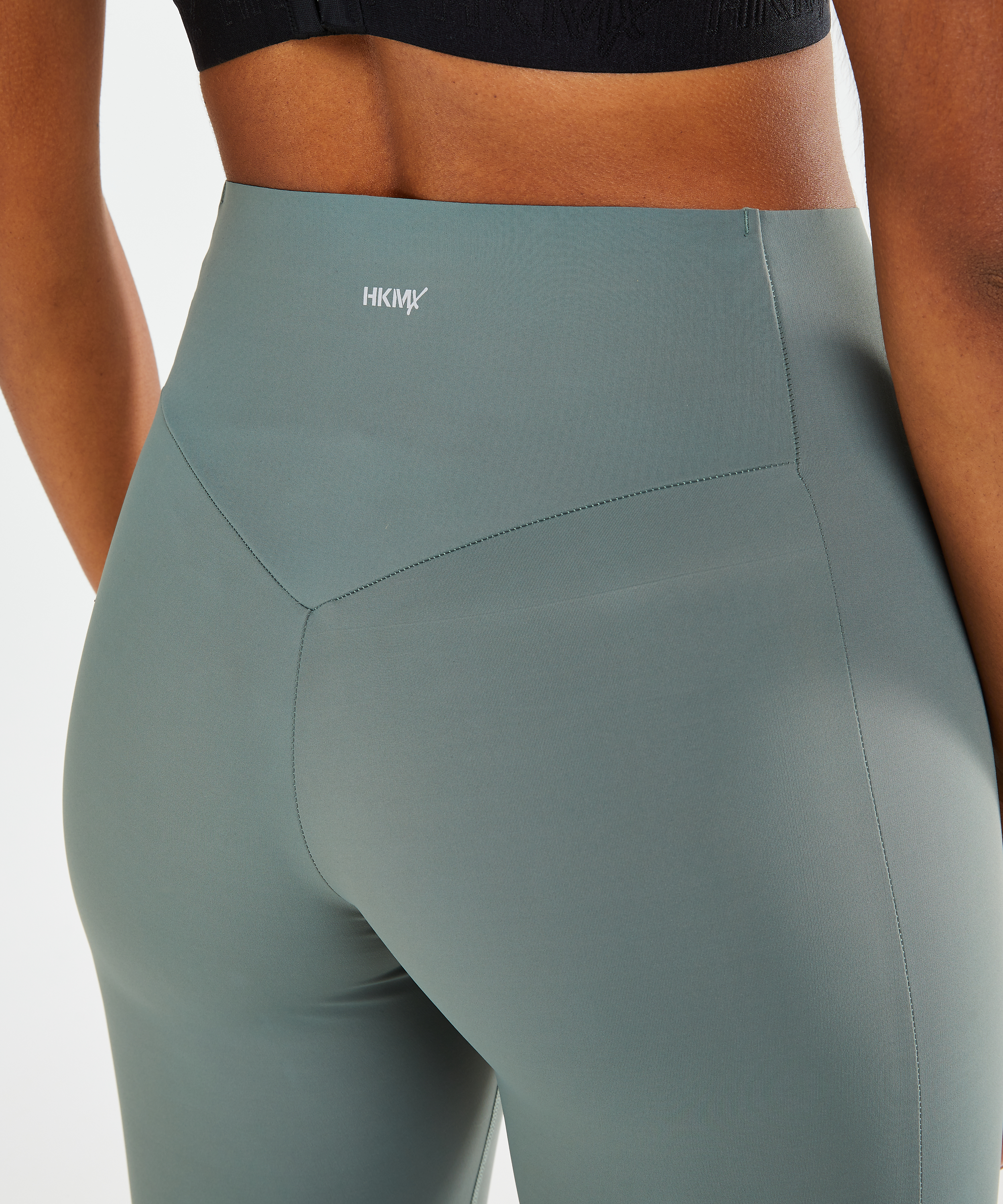 HKMX Make Me Zen tights med h&oslash;y midje, Gr&oslash;nn, main