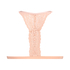 Rose polstret triangle-bralette, Rosa