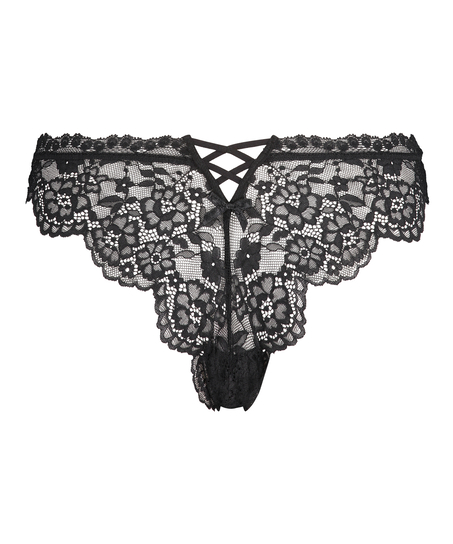 Mila brasiliansk truse, Svart