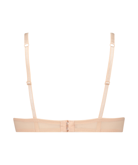 Yves polstret pushup-BH med spiler, Beige