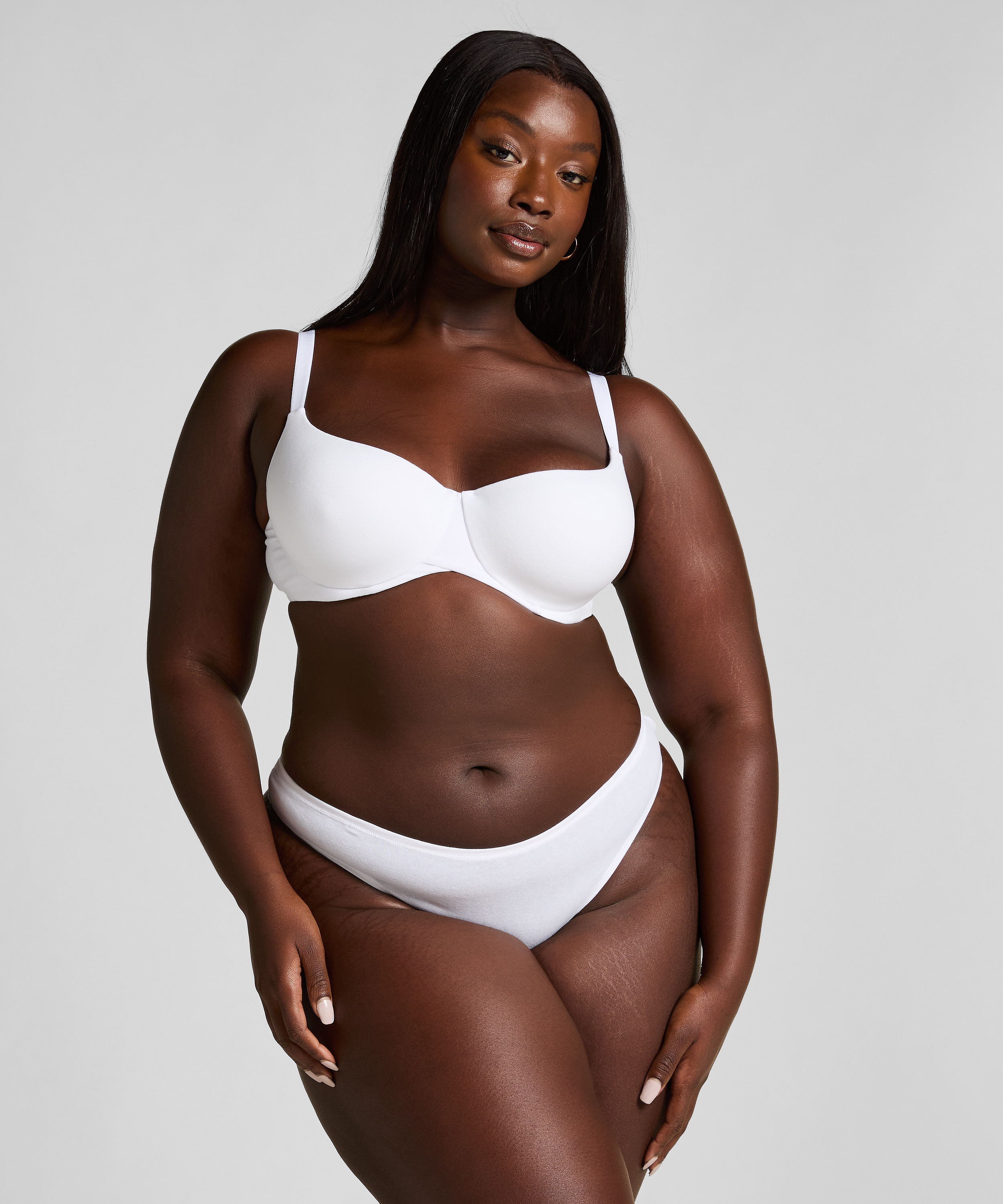 Usynlig Kira G-strengtruse, Hvit, main