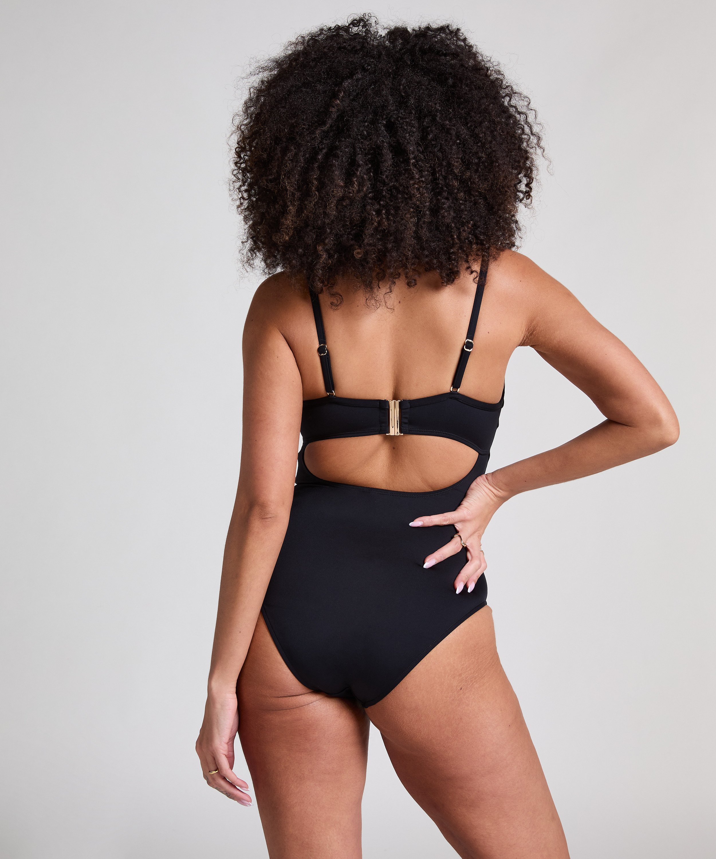 Badedrakt Neoprene, Svart, main