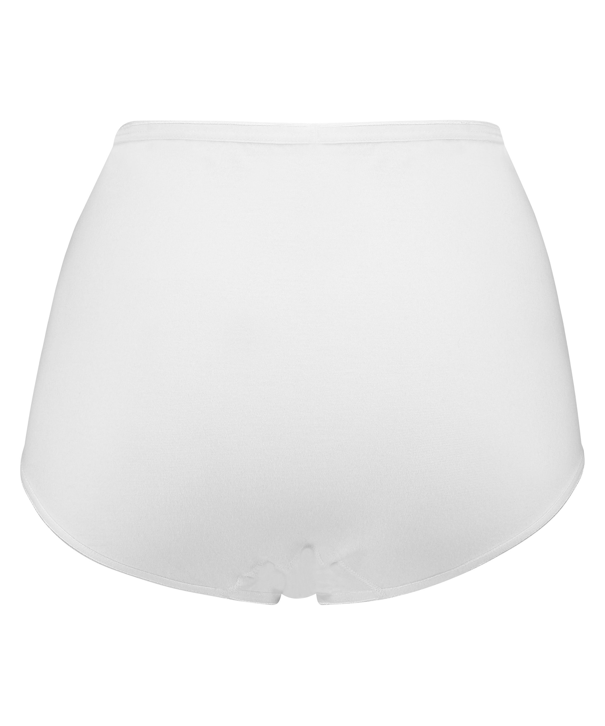 Maxi supersliptruse i bomull, Hvit, main