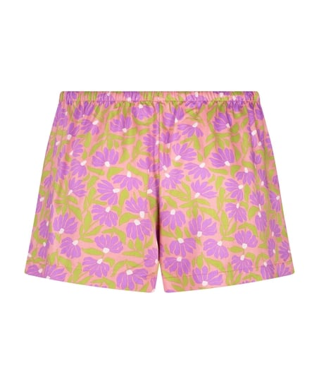 Pyjamasshorts i sateng, Rosa