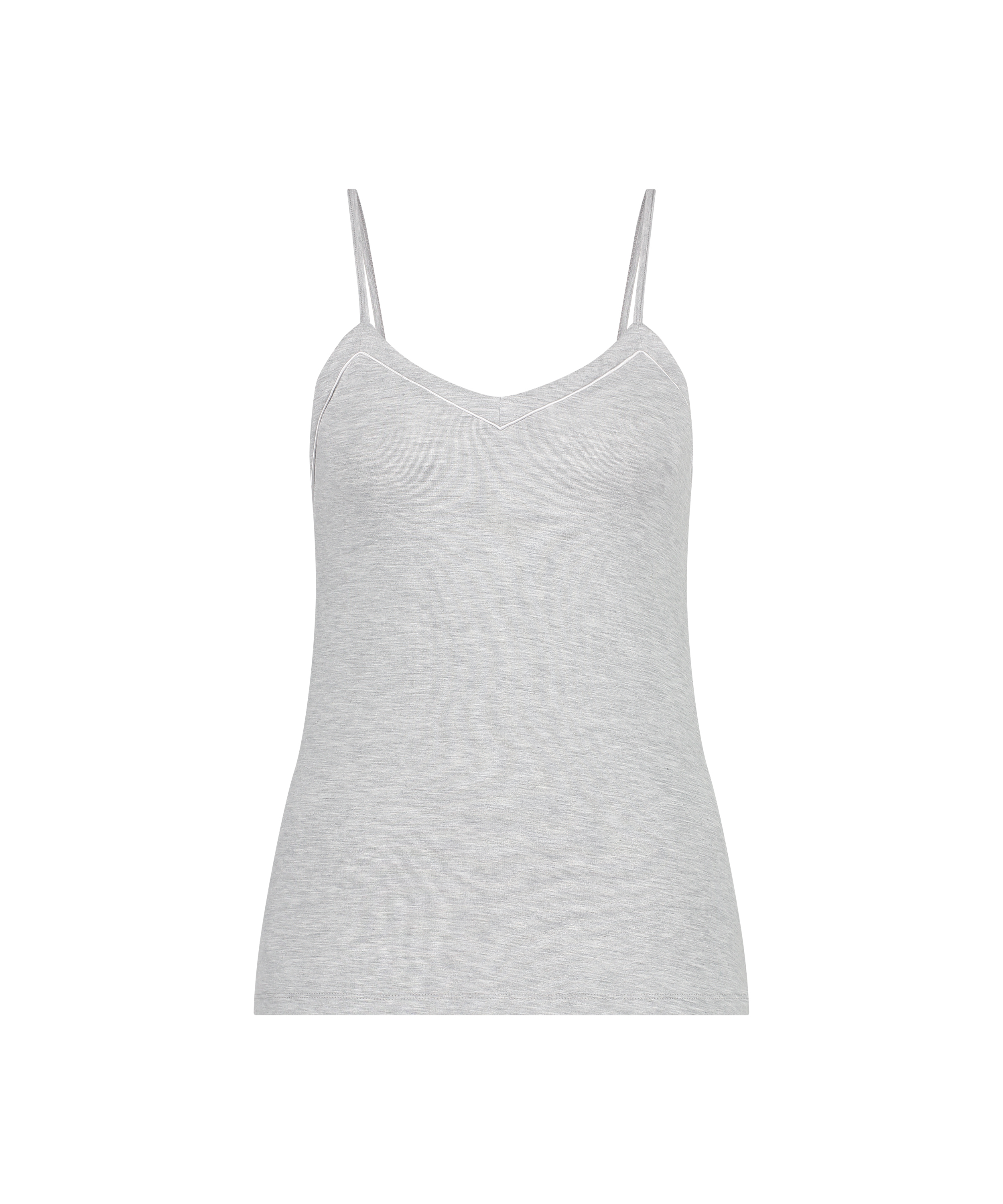 Essential cami i jerseystoff, Gr&aring;, main