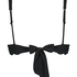 Scallop triangle bikinitopp, Svart
