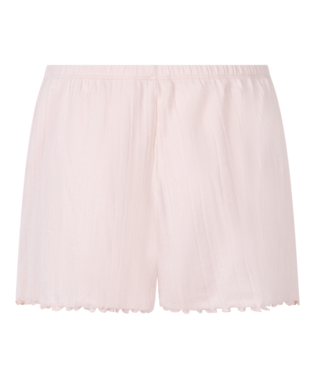 Shorts Pointelle, Rosa