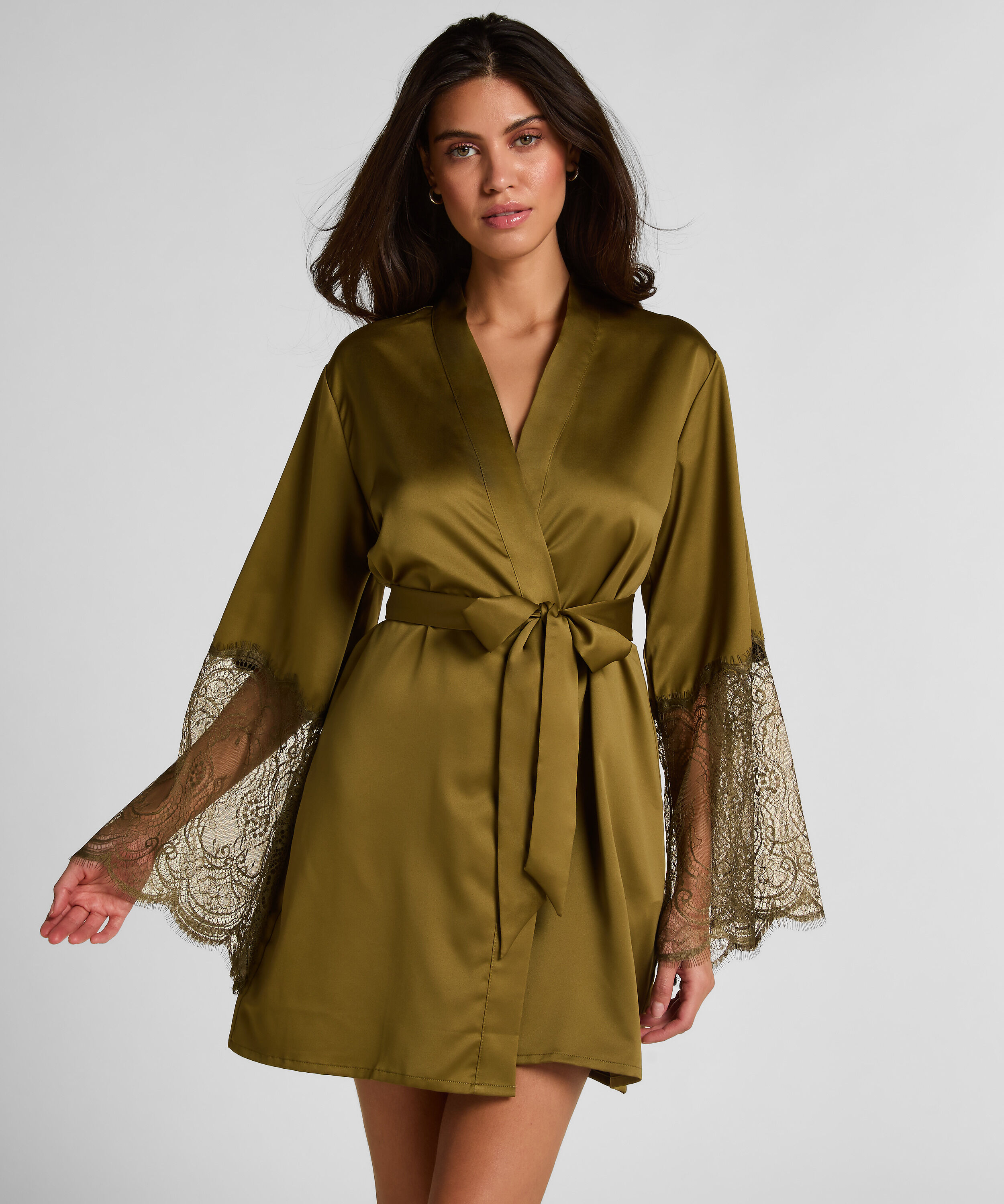 Kimono Satin, Grønn