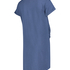 Kortarmet nattskjorte for gravide, Blå