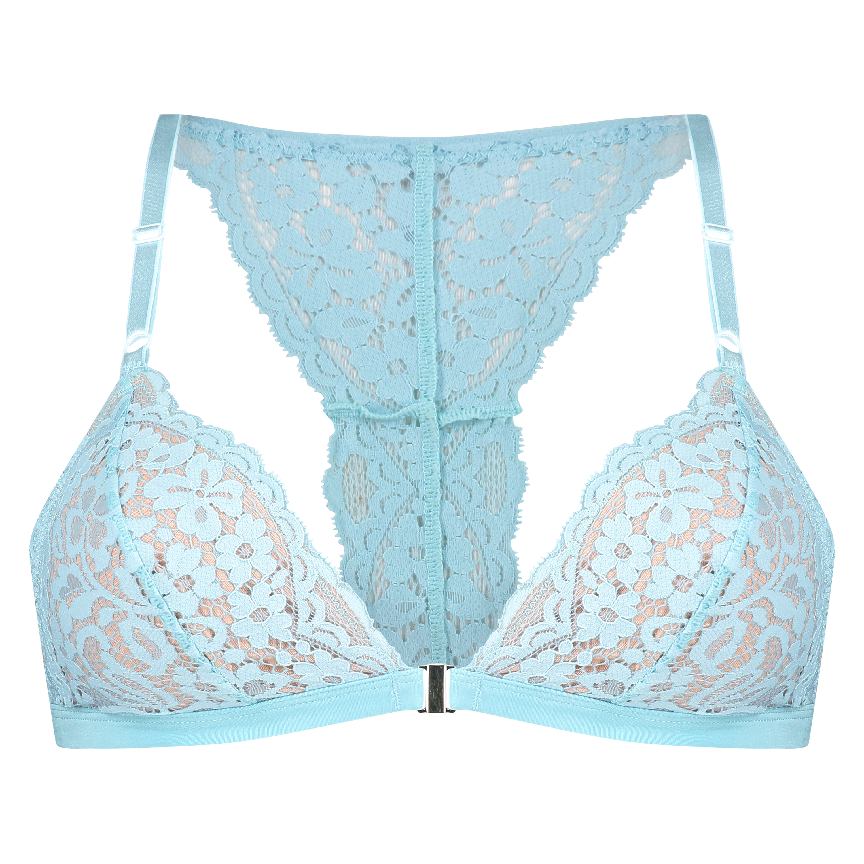 Marina foret triangel-bralette, Blå, main